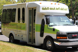 Twin Oaks Post Acute Rehab Van, Front View